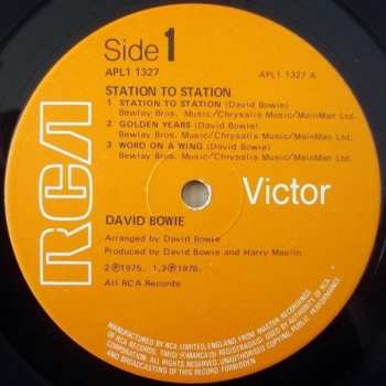 LP David Bowie: Station To Station (limited Picture Vinyl)