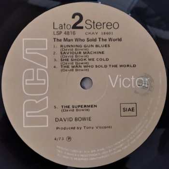 LP David Bowie: The Man Who Sold The World