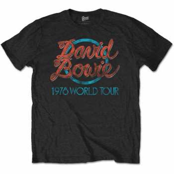 Merch David Bowie: T-shirt 1978 World Tour 