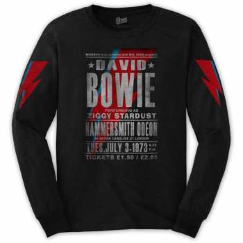 Merch David Bowie: T-shirt Hammersmith Odeon 