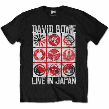 Merch David Bowie: T-shirt Live In Japan 