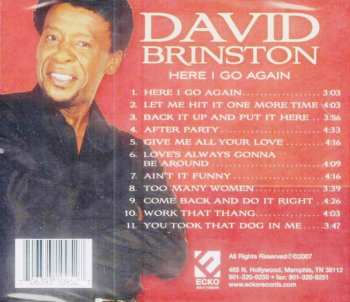CD David Brinston: Here I Go Again