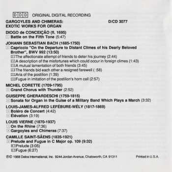 CD David Britton: Gargoyles & Chimeras - Exotic Works For Organ
