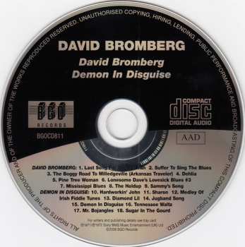 CD David Bromberg: David Bromberg/Demon In Disguise