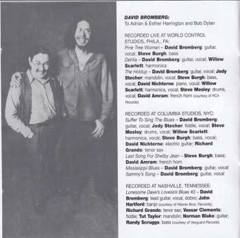 CD David Bromberg: David Bromberg/Demon In Disguise