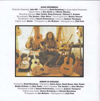 CD David Bromberg: David Bromberg/Demon In Disguise