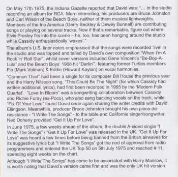 CD David Cassidy: Dreams Are Nuthin' More Than Wishes / The Higher They Climb