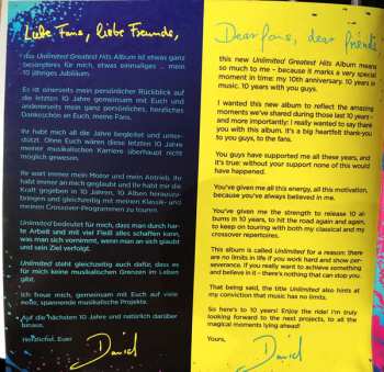 CD David Garrett: Unlimited, Greatest Hits LTD