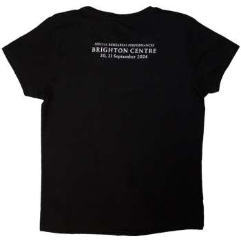 Merch David Gilmour: David Gilmour Ladies T-shirt: Luck & Strange Brighton (black) (back Print & Ex-tour) (small) S