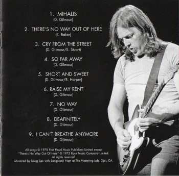 CD David Gilmour: David Gilmour