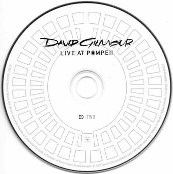 2CD David Gilmour: Live At Pompeii DIGI