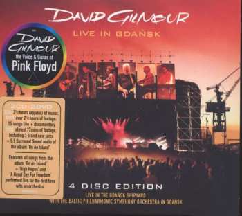 2CD/2DVD David Gilmour: Live In Gdańsk