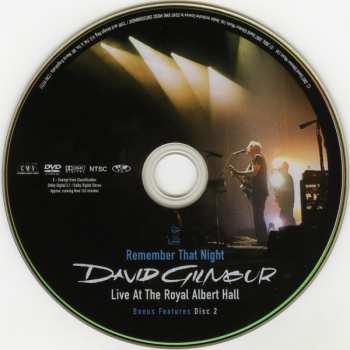2DVD David Gilmour: Remember That Night (Live At The Royal Albert Hall)