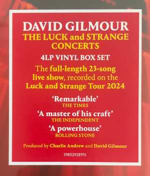 4LP/Box Set David Gilmour: The Luck And Strange Concerts LTD