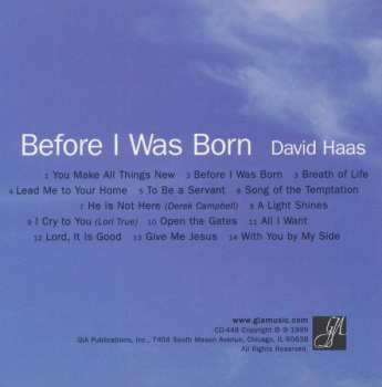 CD David Haas: Before I Was Born