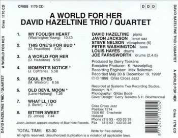 CD David Hazeltine: A World For Her