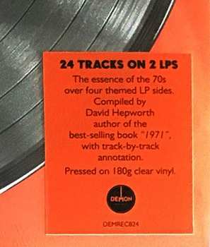 2LP David Hepworth: Deep 70s (Underrated Cuts From A Misunderstood Decade) CLR
