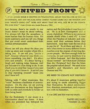 CD The Dave Hillyard Rocksteady 7: United Front