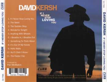 CD David Kersh: If I Never Stop Loving You