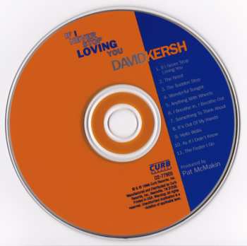 CD David Kersh: If I Never Stop Loving You