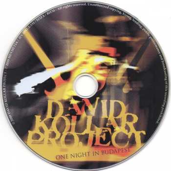 DVD David Kollar Project: One Night In Budapest