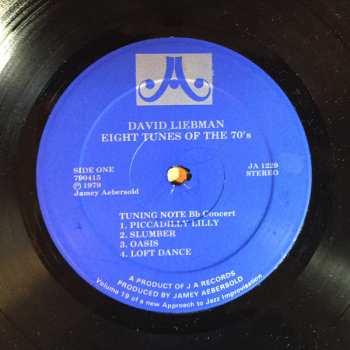 LP David Liebman: 8 Originals From The Seventies
