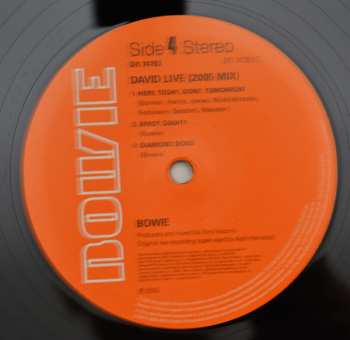 3LP David Bowie: David Live
