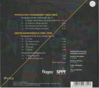 CD Pyotr Ilyich Tchaikovsky: String Quartet No. 2; String Quartet No. 8