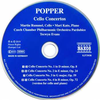 CD Komorní Filharmonie Pardubice: Cello Concertos