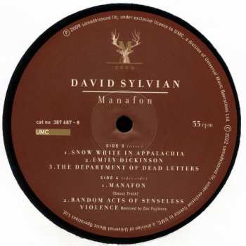 2LP David Sylvian: Manafon