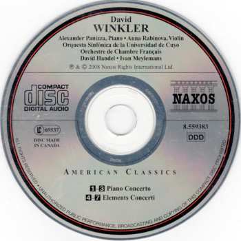 CD Ivan Meylemans: Piano Concerto • Elements Concerti