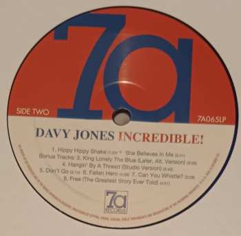 LP Davy Jones: Incredible! CLR