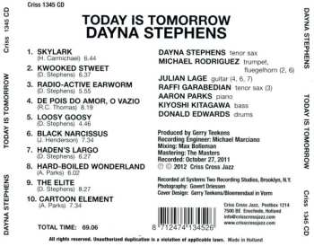 CD Dayna Stephens: Today Is Tomorrow