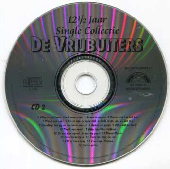 2CD De Vrijbuiters: 12 1/2 Jaar Single Collectie