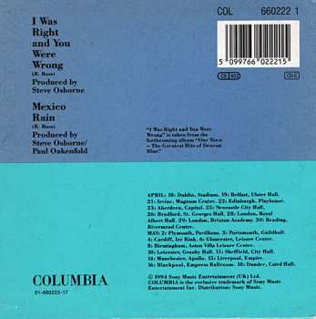 CD Deacon Blue: I Was Right And You Were Wrong