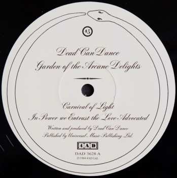 2LP Dead Can Dance: Garden Of The Arcane Delights • The John Peel Sessions