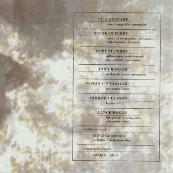 CD Dead Can Dance: Toward The Within