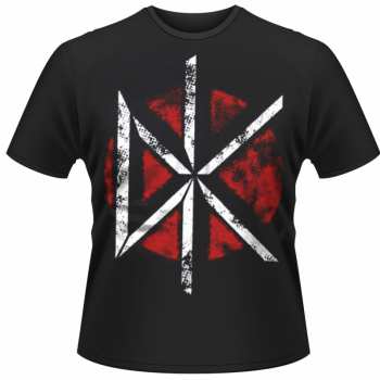 Merch Dead Kennedys: T-shirt Distressed Dk Logo Dead Kennedys
