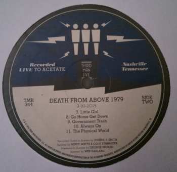 LP Death From Above 1979: Live At Third Man Records