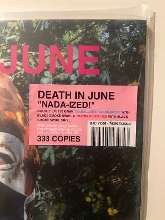 2LP Death In June: Nada-Ized! CLR | LTD