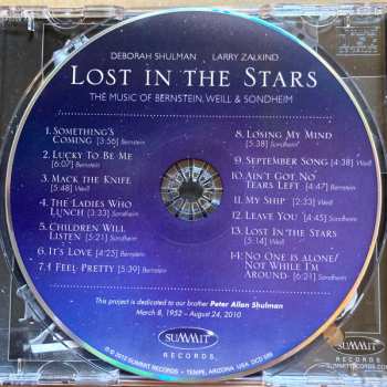 CD Larry Zalkind: Lost In The Stars (The Music Of Bernstein, Weill & Sondheim)