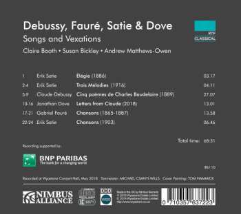 CD Erik Satie: Songs and Vexations