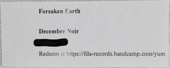 LP Décembre Noir: Forsaken Earth LTD