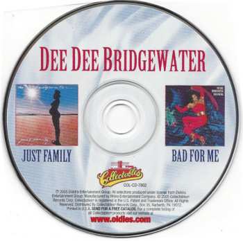 CD Dee Dee Bridgewater: Just Family / Bad For Me