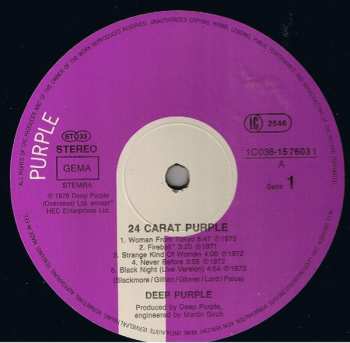 LP Deep Purple: 24 Carat Purple