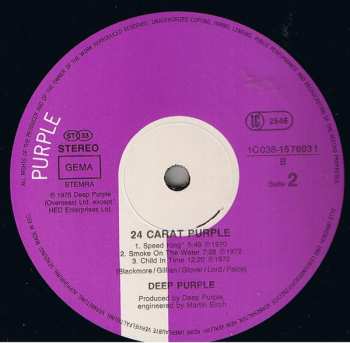 LP Deep Purple: 24 Carat Purple
