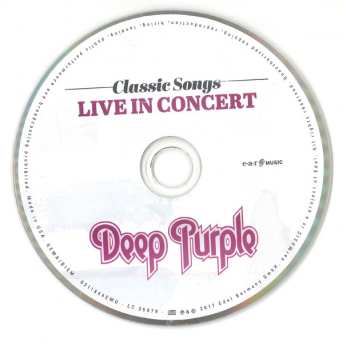 CD Deep Purple: Classic Songs Live in Concert