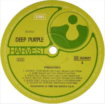 LP Deep Purple: Fireworks