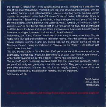 CD Deep Purple: Live At Montreux 1996