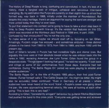 CD Deep Purple: Live At Montreux 1996